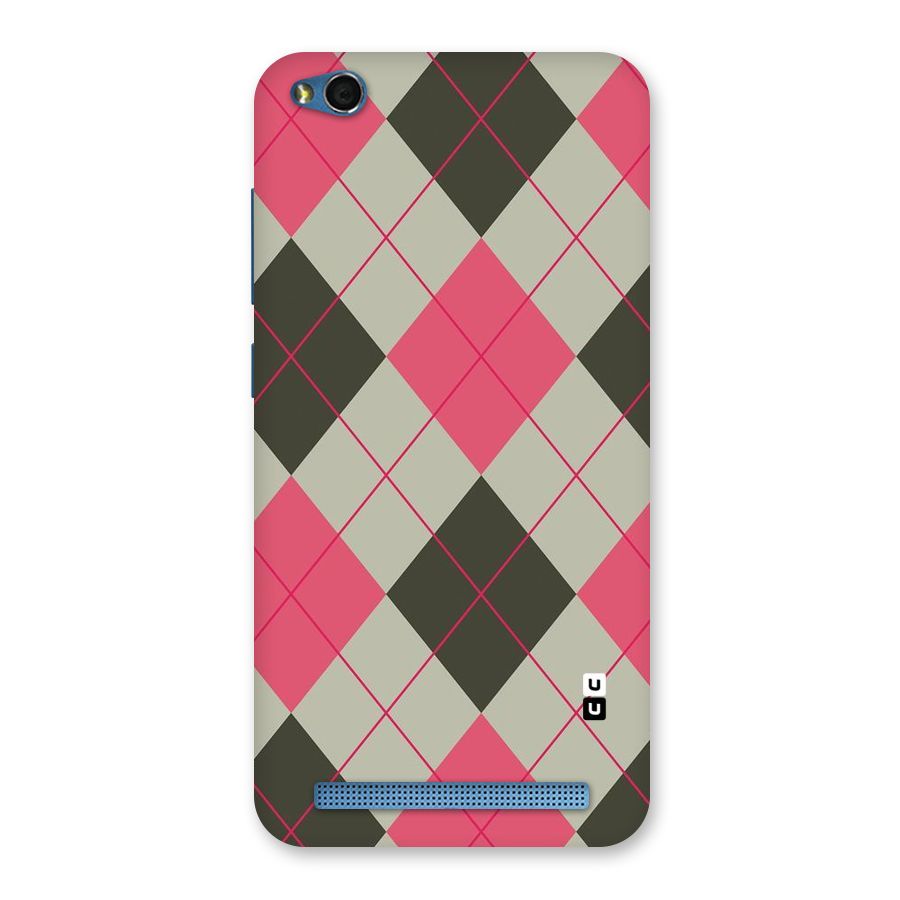 Check And Lines Back Case for Redmi 5A