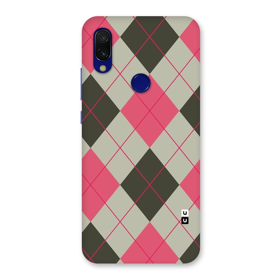 Check And Lines Back Case for Redmi 7