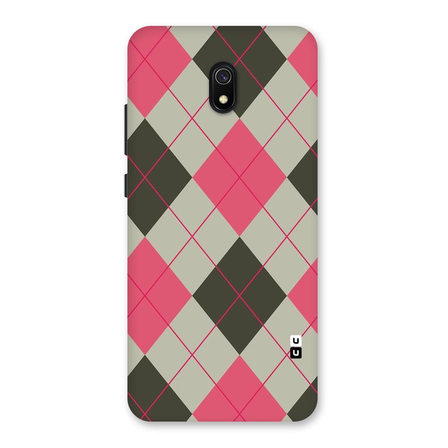 Check And Lines Back Case for Redmi 8A
