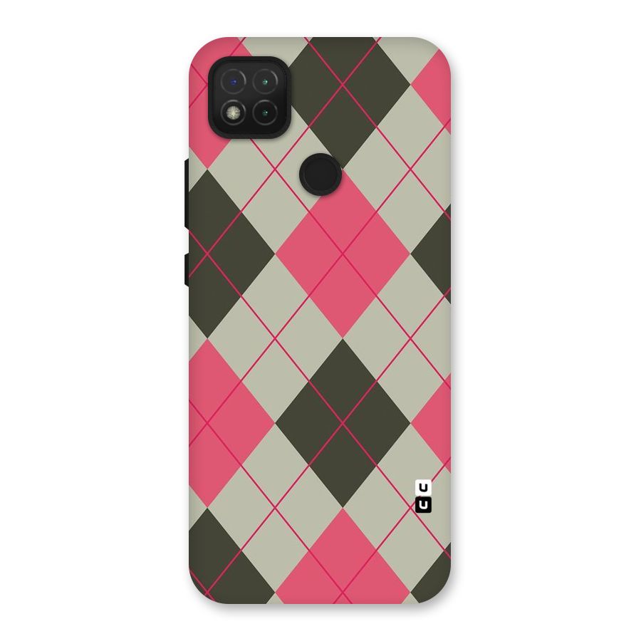 Check And Lines Back Case for Redmi 9