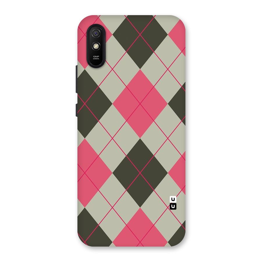 Check And Lines Back Case for Redmi 9i
