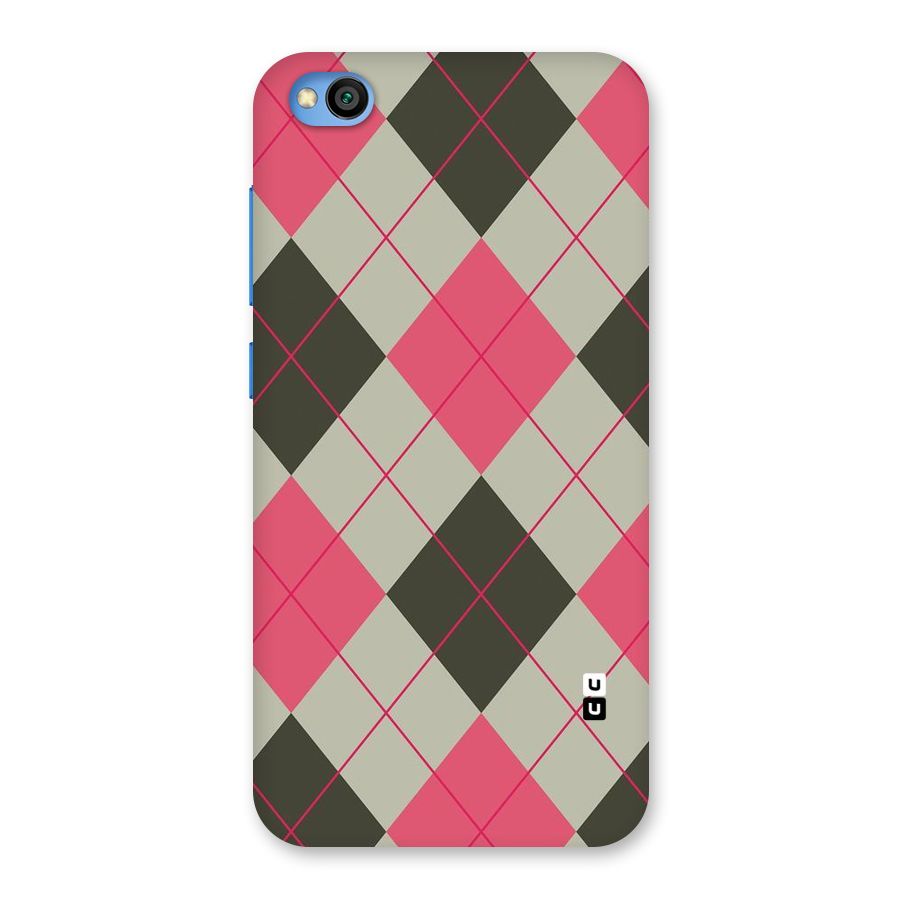 Check And Lines Back Case for Redmi Go