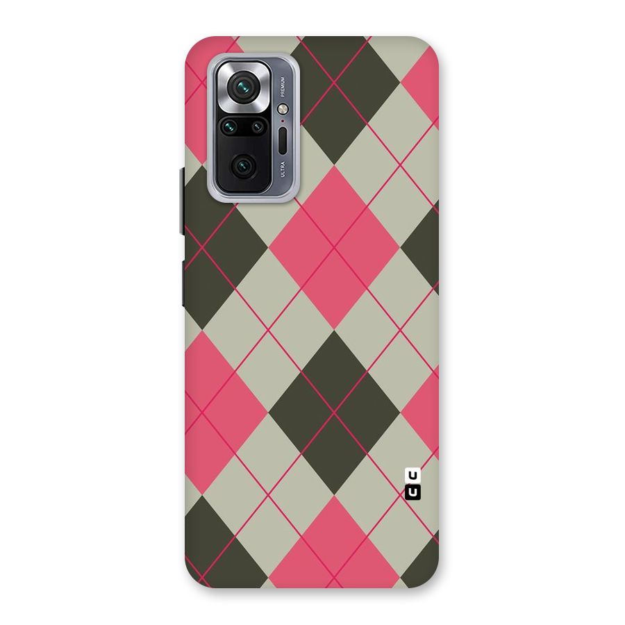 Check And Lines Back Case for Redmi Note 10 Pro Max