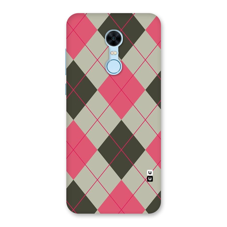 Check And Lines Back Case for Redmi Note 5