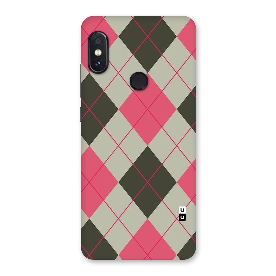 Check And Lines Back Case for Redmi Note 5 Pro