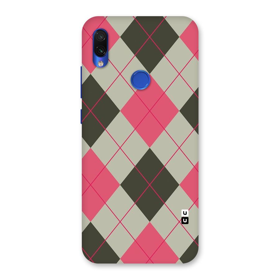 Check And Lines Back Case for Redmi Note 7S