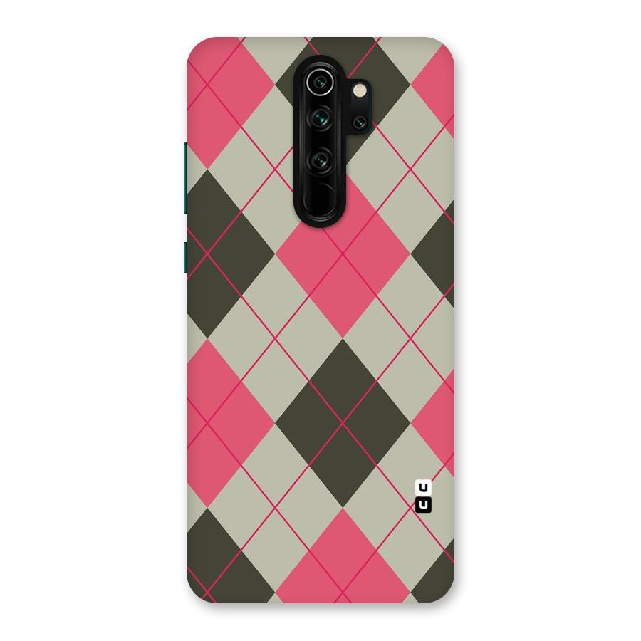 Check And Lines Back Case for Redmi Note 8 Pro