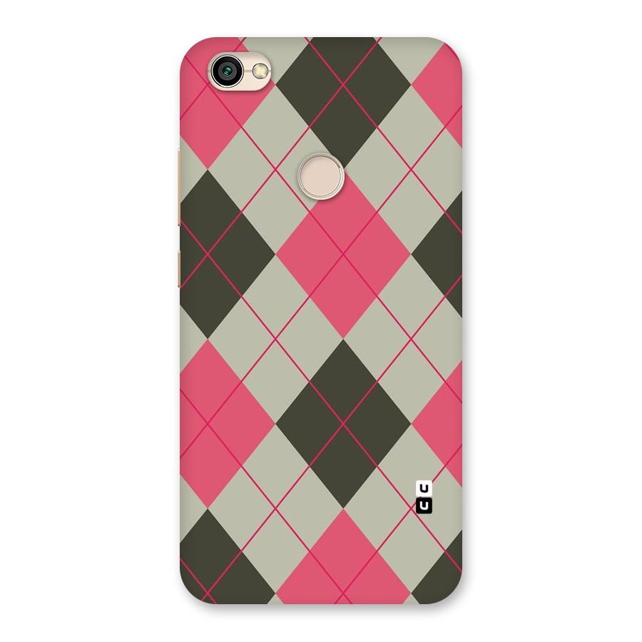 Check And Lines Back Case for Redmi Y1 2017