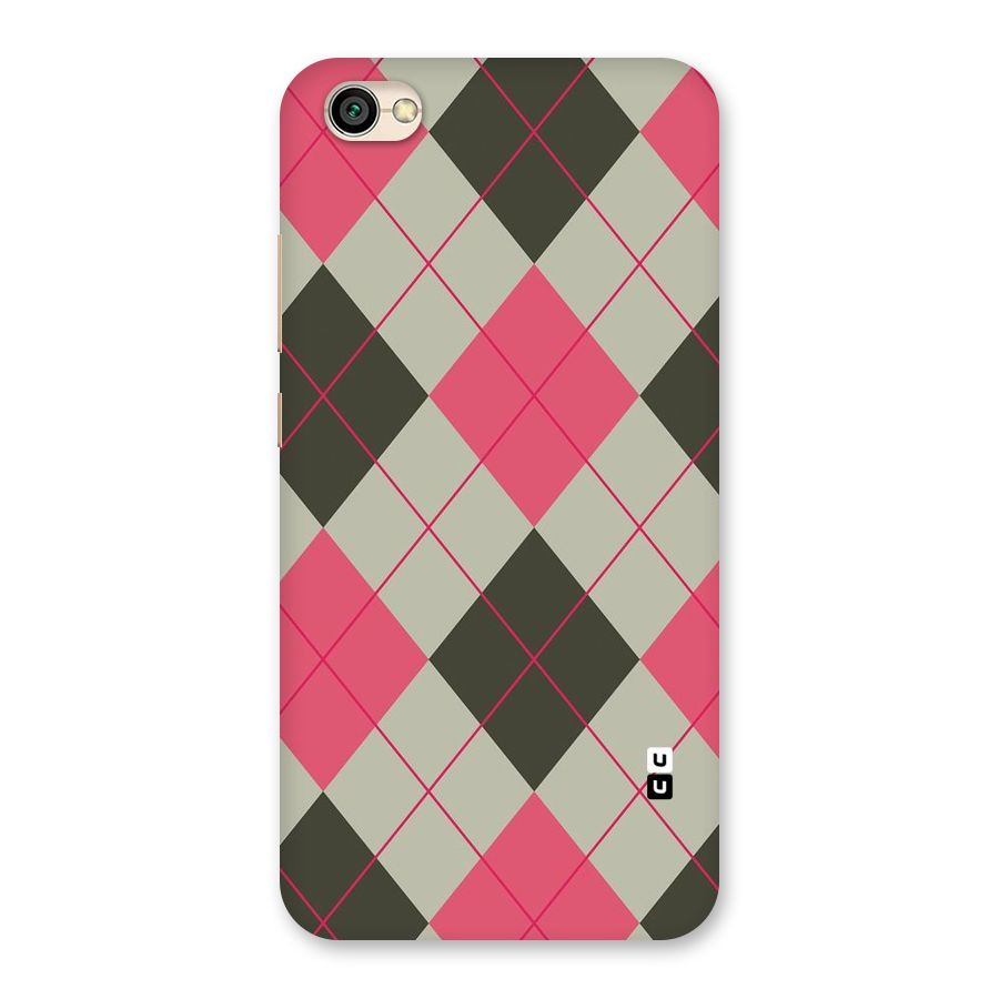 Check And Lines Back Case for Redmi Y1 Lite