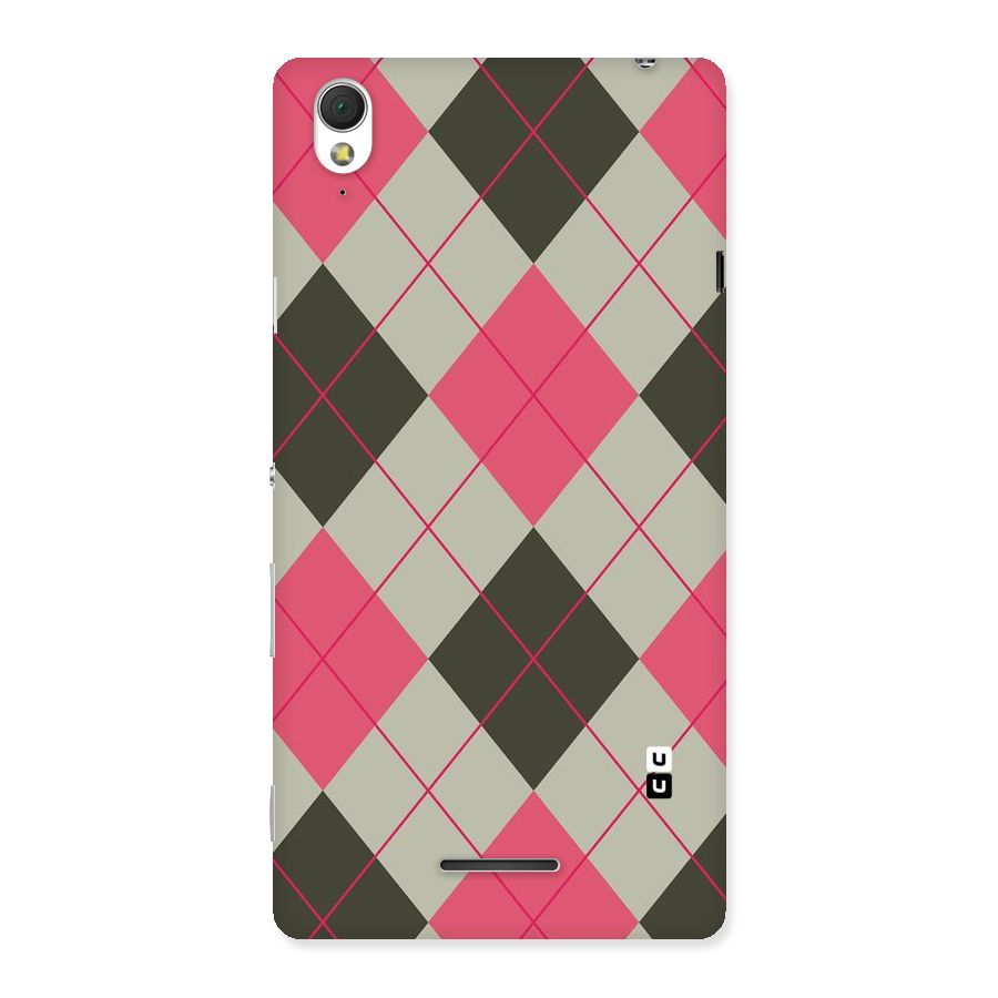Check And Lines Back Case for Sony Xperia T3