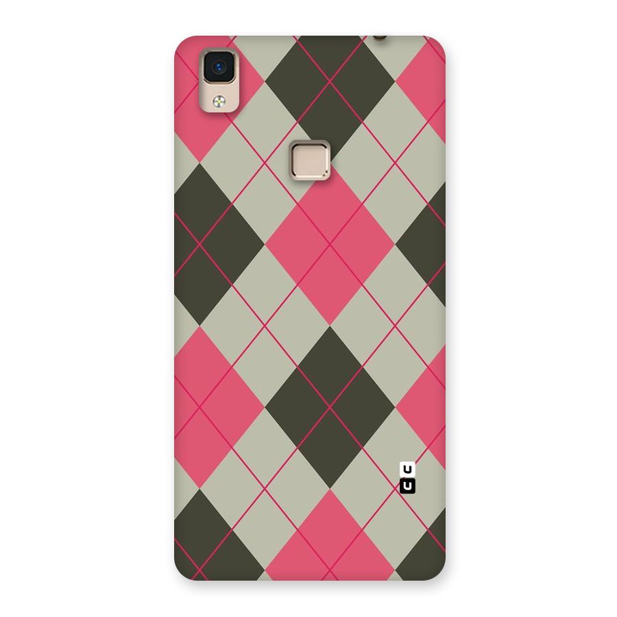 Check And Lines Back Case for V3 Max