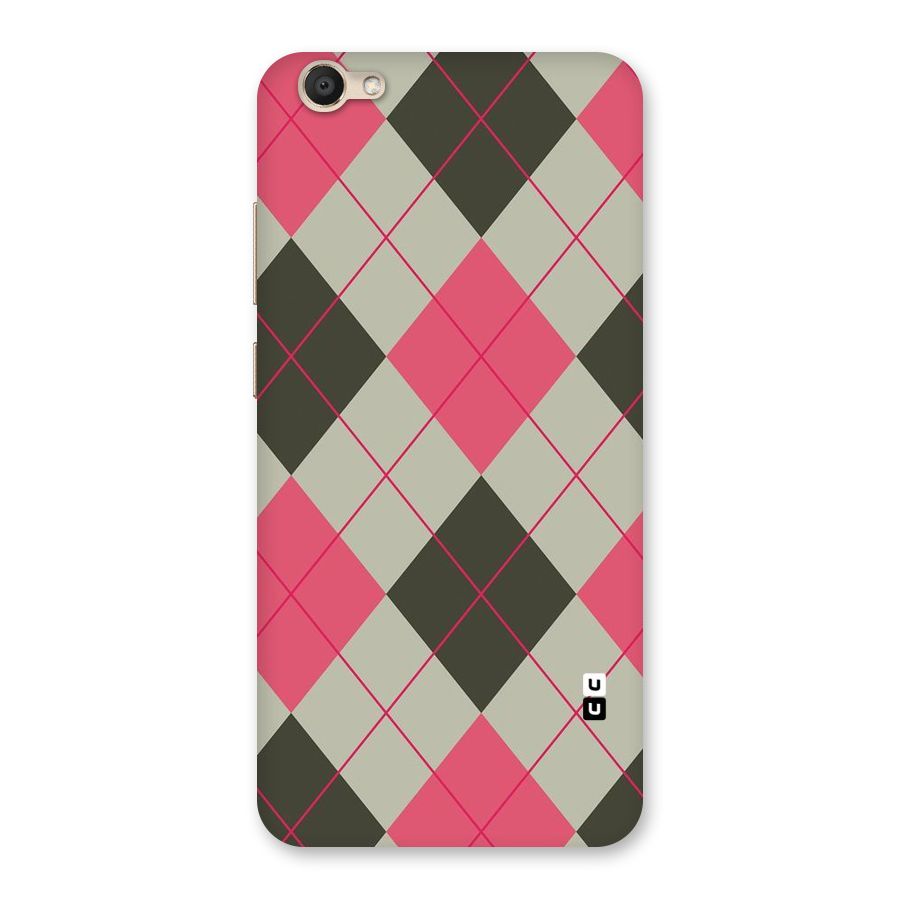 Check And Lines Back Case for Vivo V5