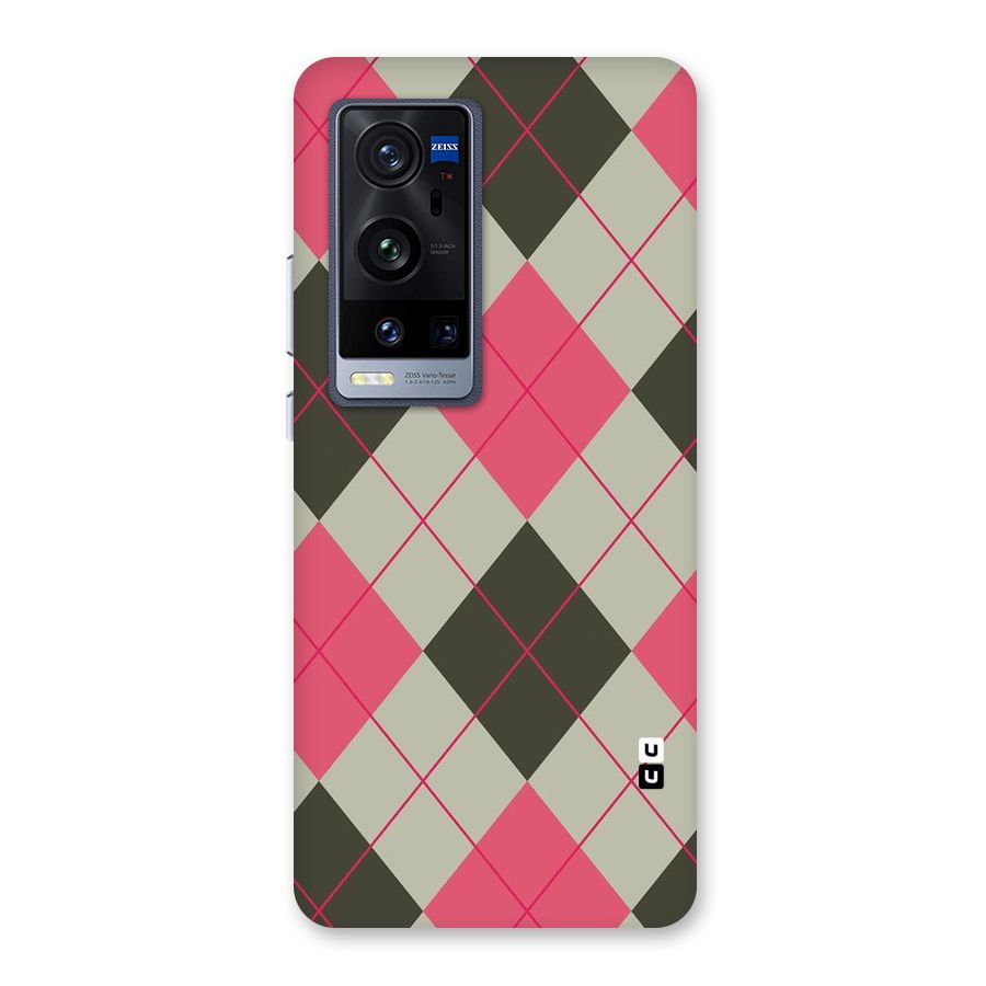Check And Lines Back Case for Vivo X60 Pro Plus