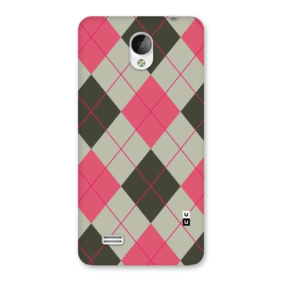 Check And Lines Back Case for Vivo Y21