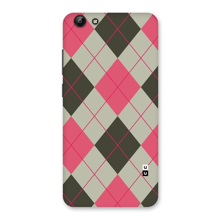 Check And Lines Back Case for Vivo Y69
