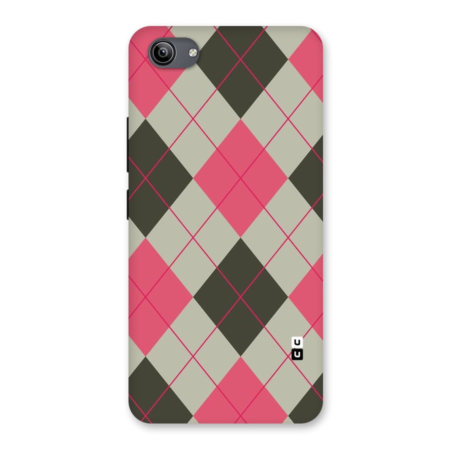 Check And Lines Back Case for Vivo Y81i