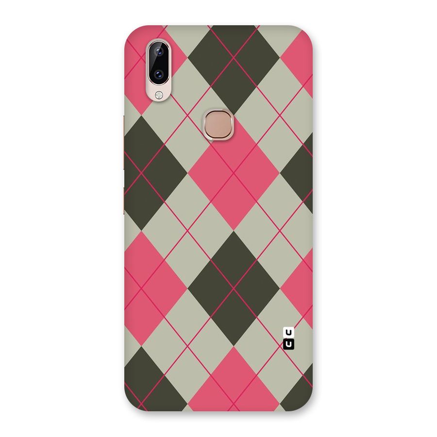 Check And Lines Back Case for Vivo Y83 Pro