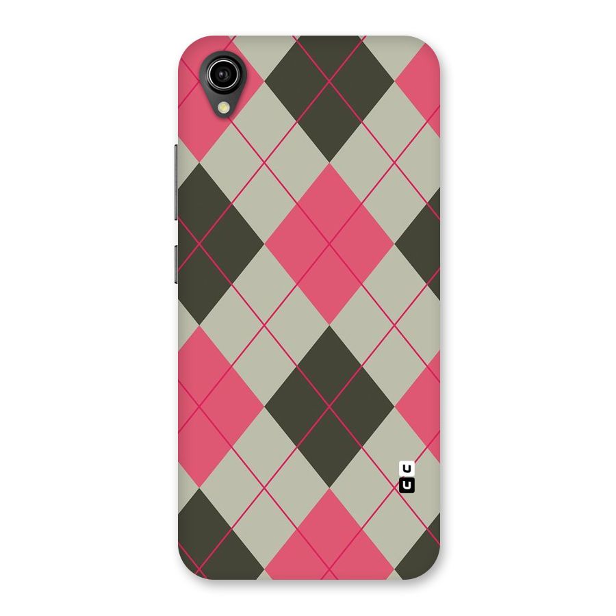 Check And Lines Back Case for Vivo Y90