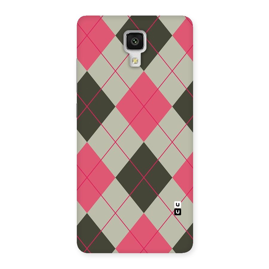 Check And Lines Back Case for Xiaomi Mi 4