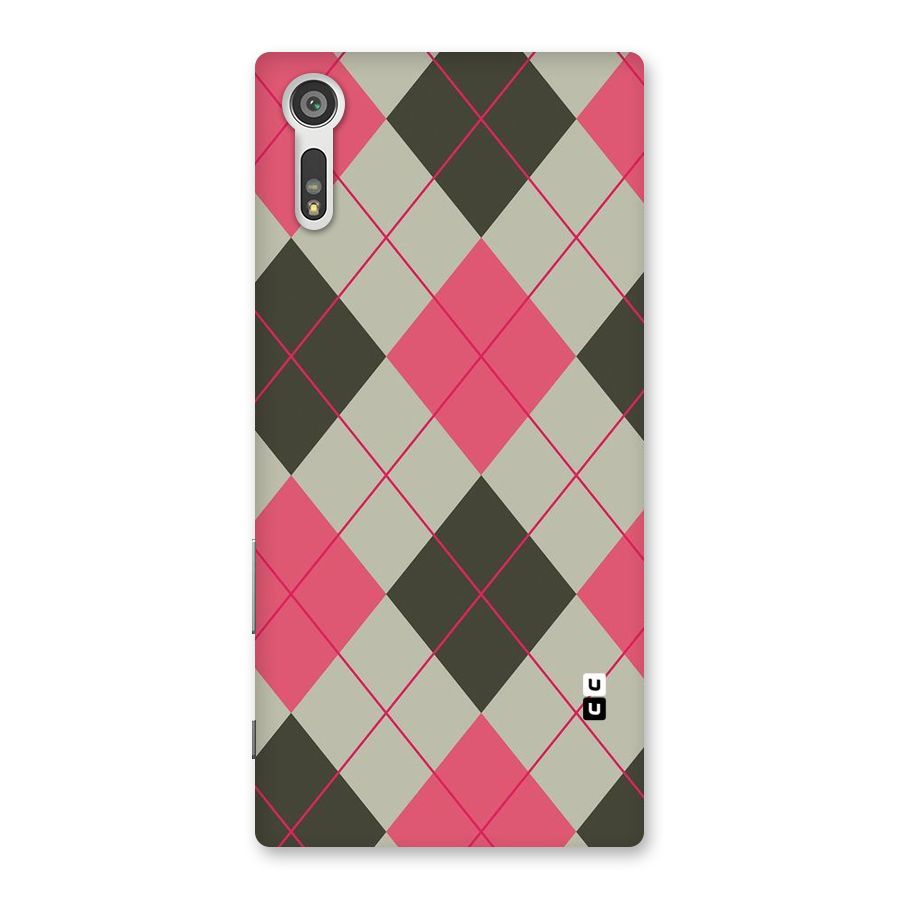 Check And Lines Back Case for Xperia XZ