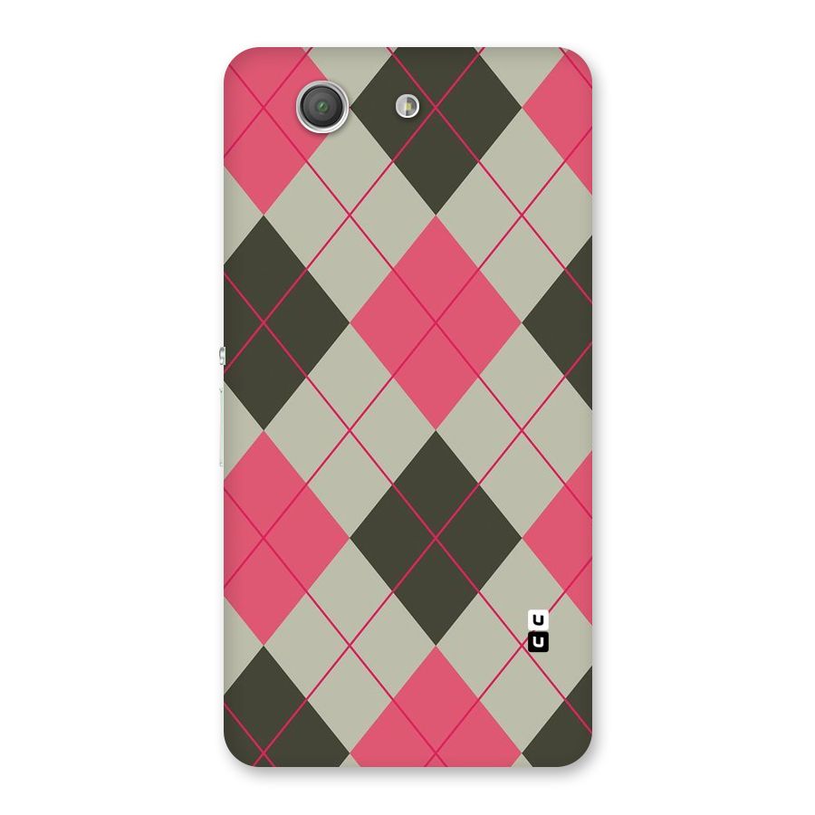 Check And Lines Back Case for Xperia Z3 Compact
