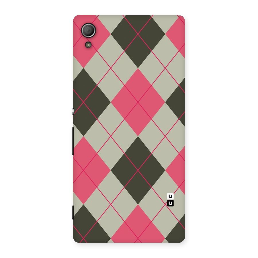 Check And Lines Back Case for Xperia Z3 Plus