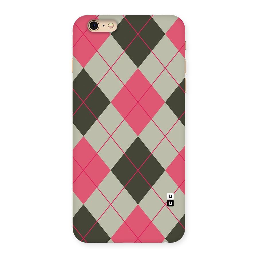 Check And Lines Back Case for iPhone 6 Plus 6S Plus
