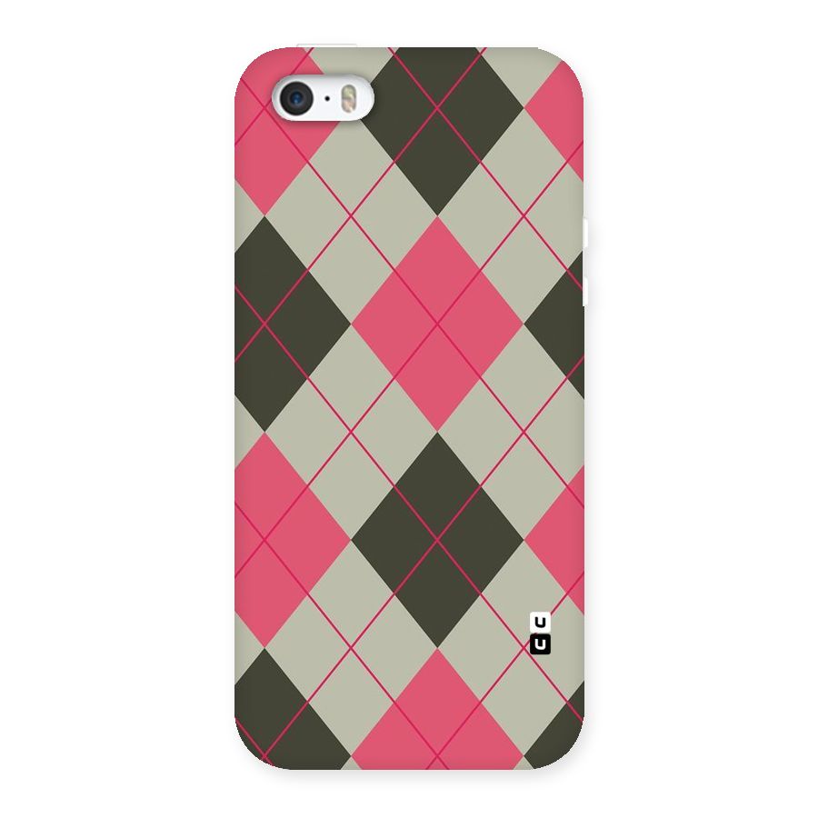 Check And Lines Back Case for iPhone SE