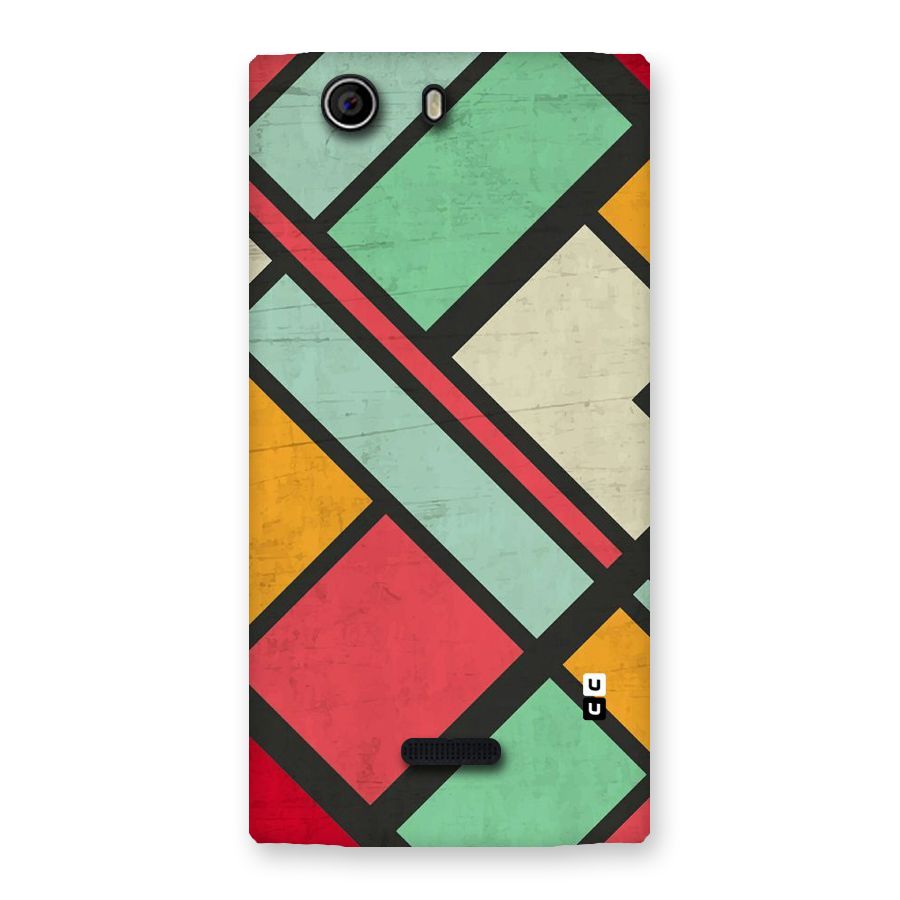 Check Colors Back Case for Canvas Nitro 2 E311