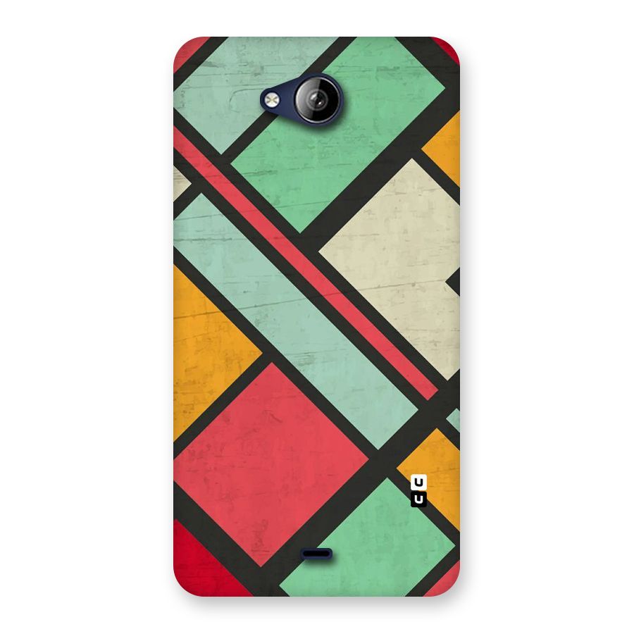 Check Colors Back Case for Canvas Play Q355