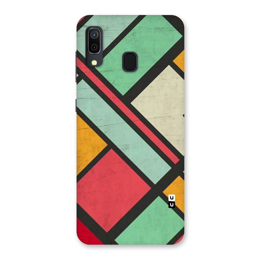 Check Colors Back Case for Galaxy A30