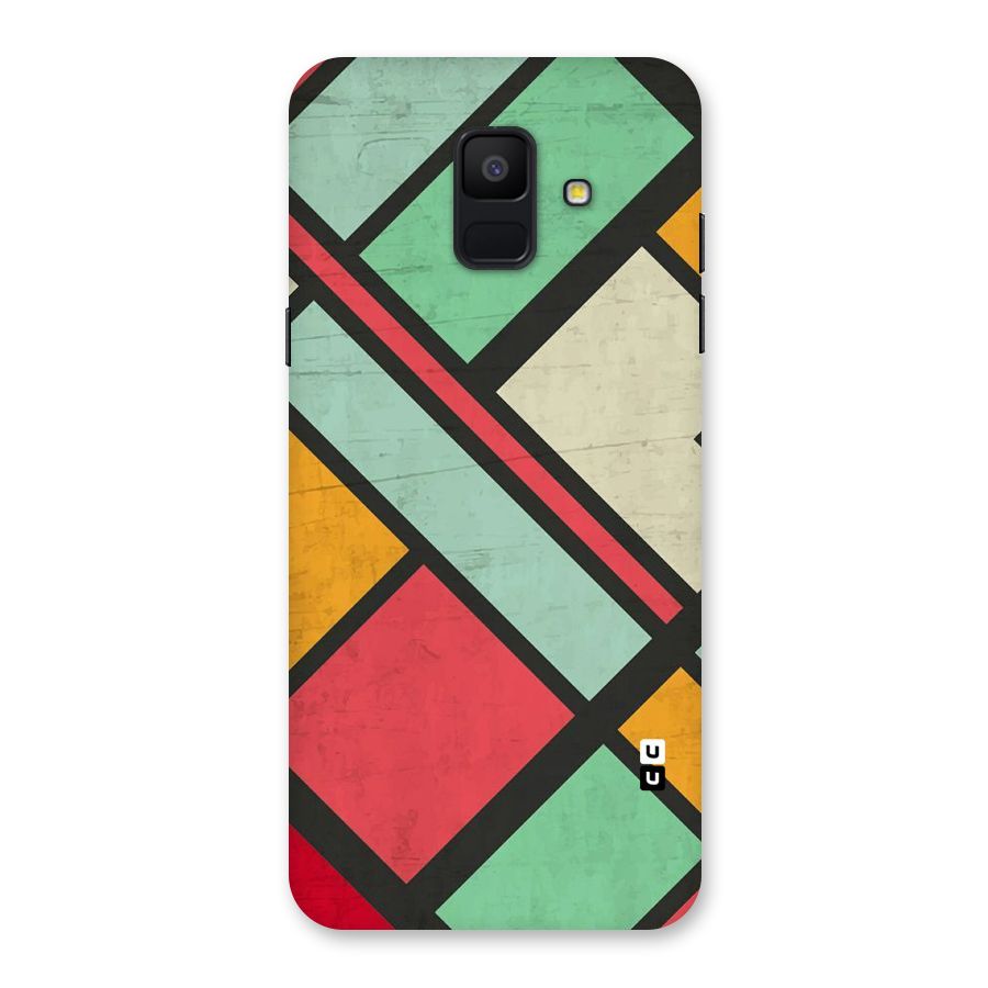 Check Colors Back Case for Galaxy A6 (2018)