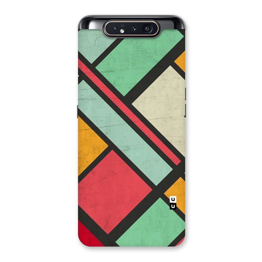 Check Colors Back Case for Galaxy A80