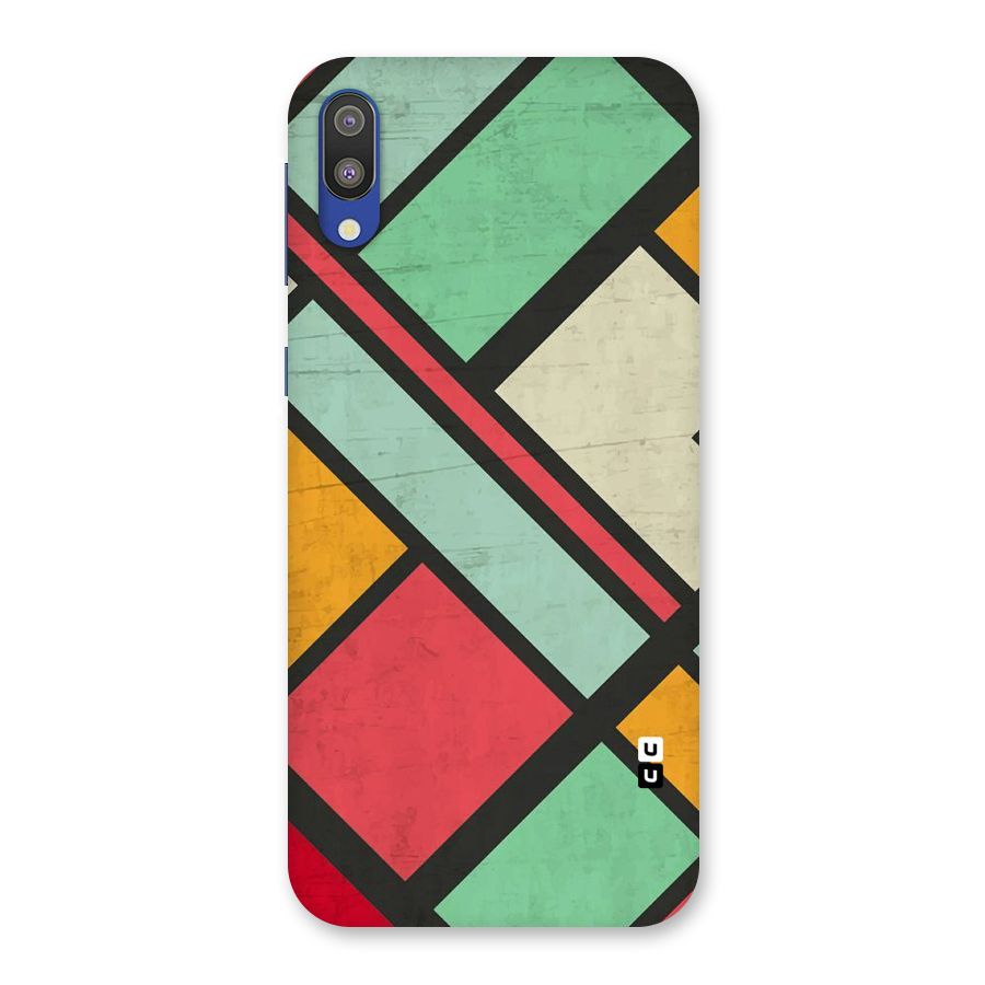 Check Colors Back Case for Galaxy M10