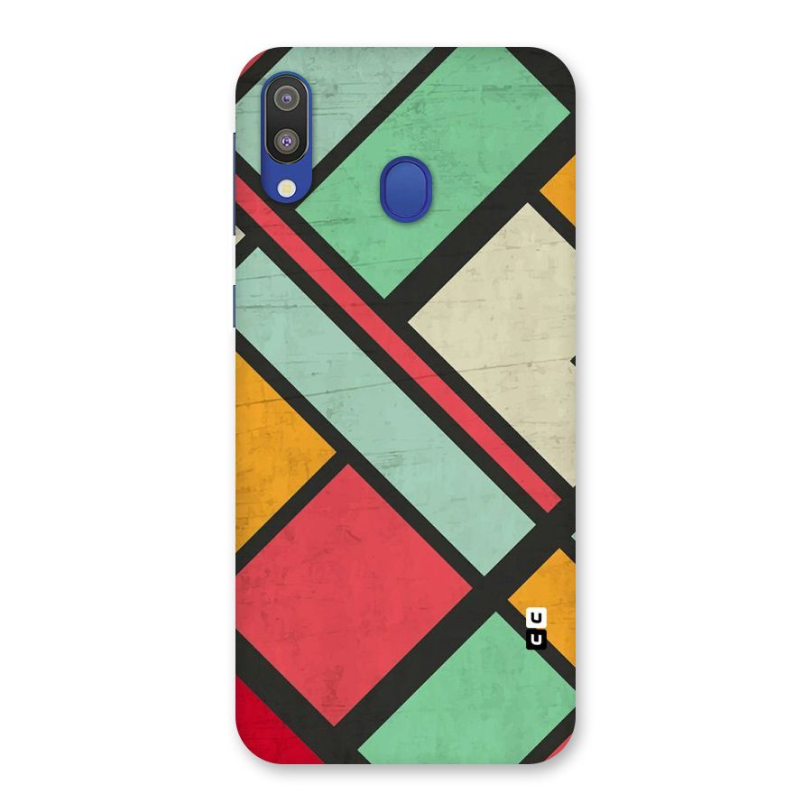 Check Colors Back Case for Galaxy M20