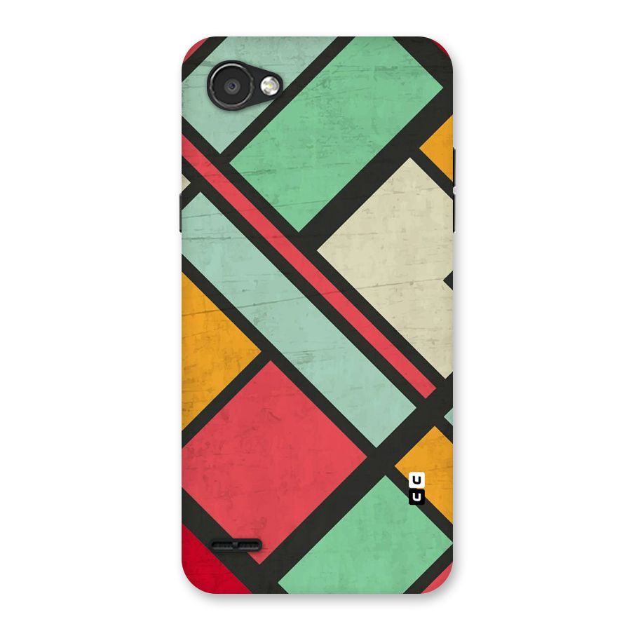 Check Colors Back Case for LG Q6