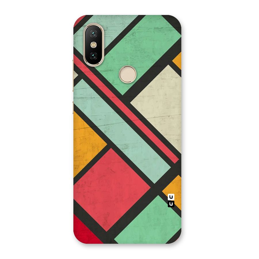 Check Colors Back Case for Mi A2