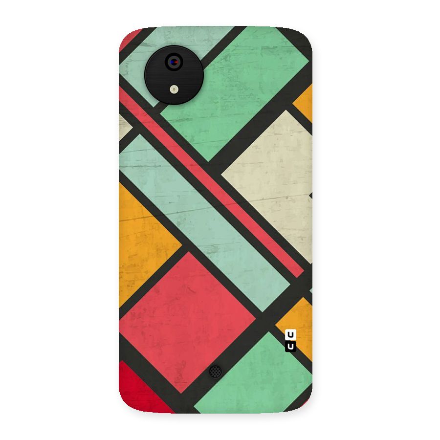 Check Colors Back Case for Micromax Canvas A1
