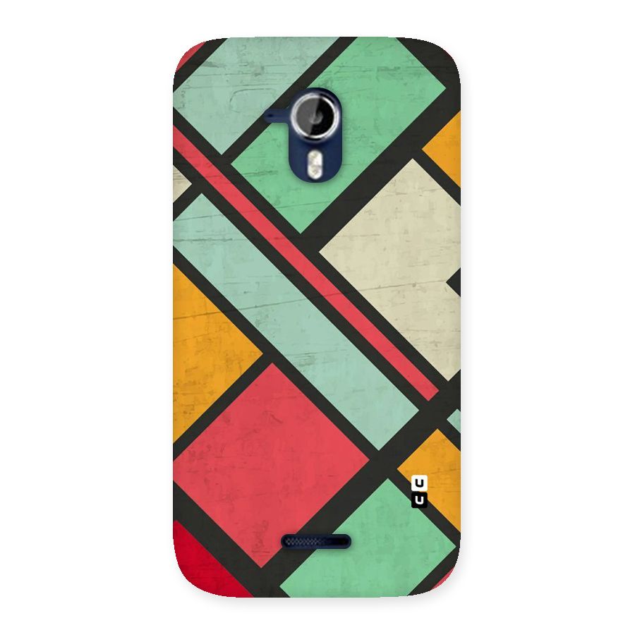 Check Colors Back Case for Micromax Canvas Magnus A117