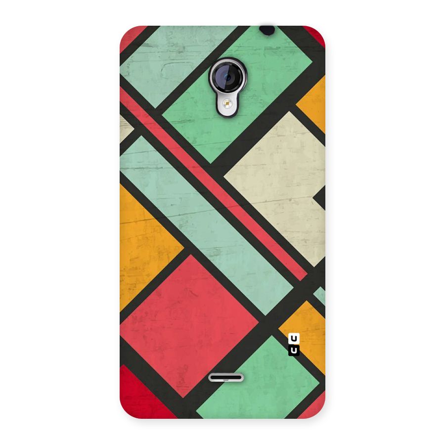 Check Colors Back Case for Micromax Unite 2 A106