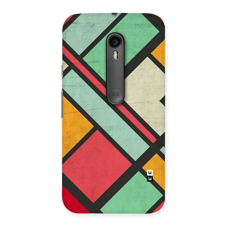 Check Colors Back Case for Moto G Turbo