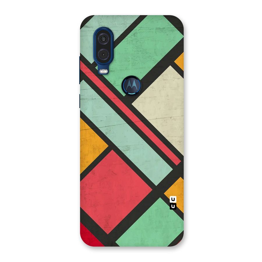 Check Colors Back Case for Motorola One Vision