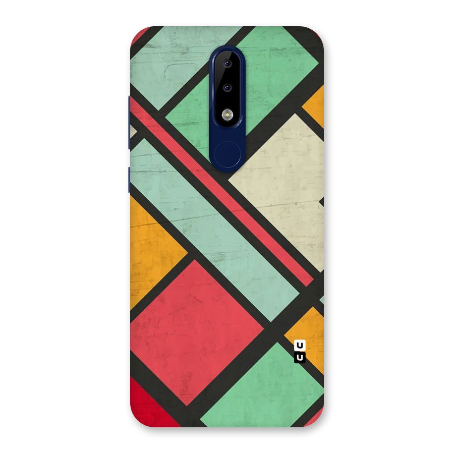 Check Colors Back Case for Nokia 5.1 Plus