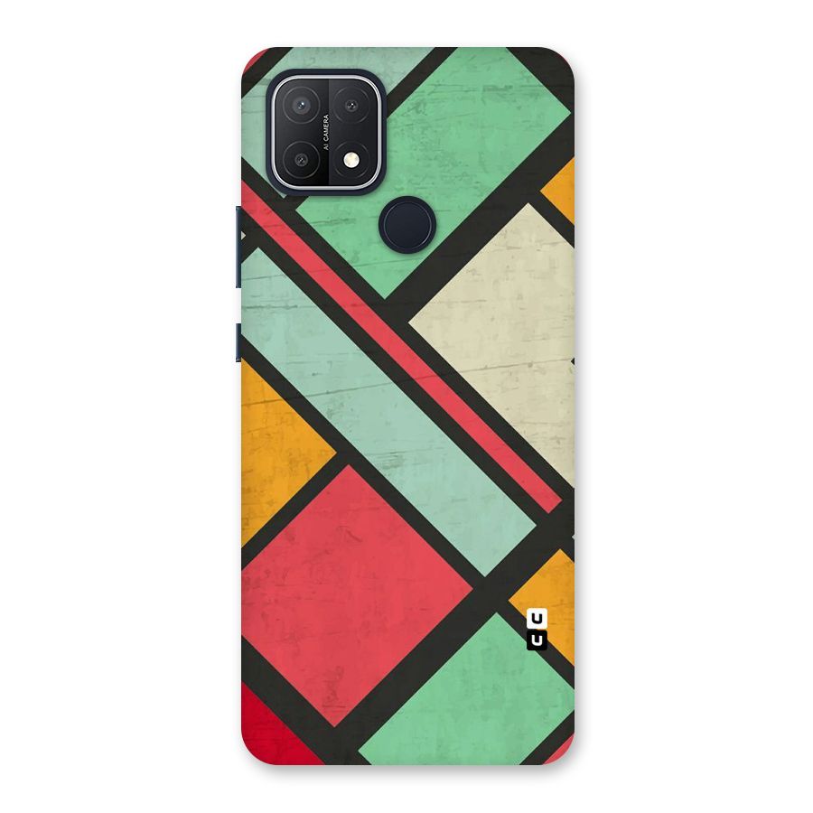 Check Colors Back Case for Oppo A15s