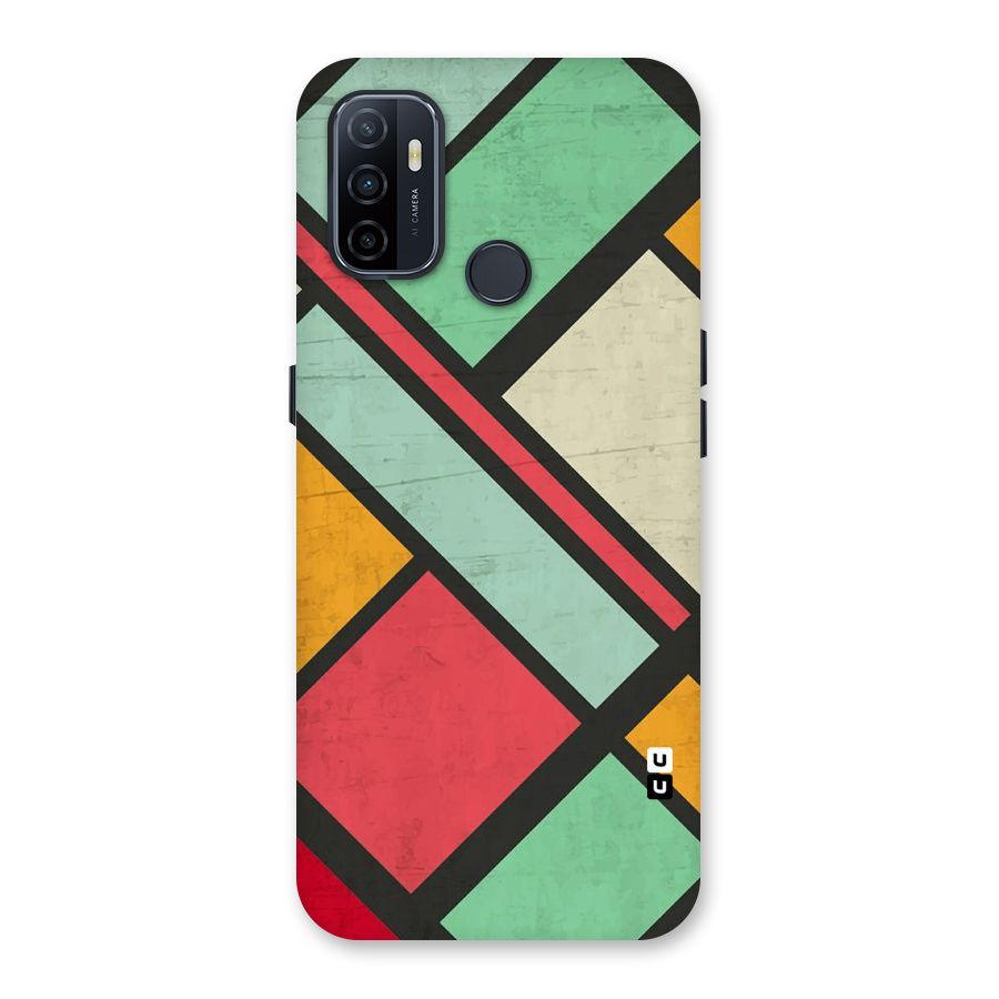 Check Colors Back Case for Oppo A32