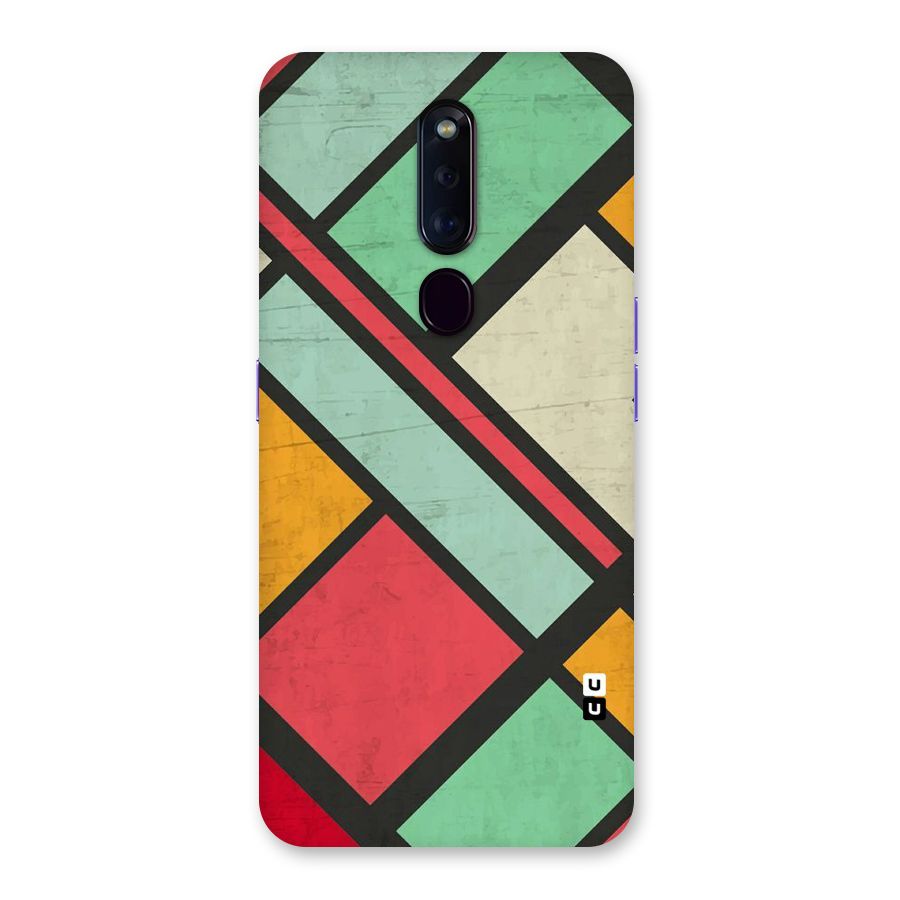 Check Colors Back Case for Oppo F11 Pro