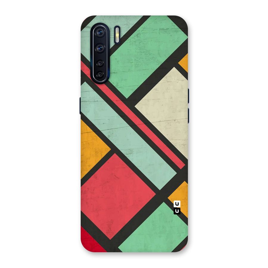 Check Colors Back Case for Oppo F15