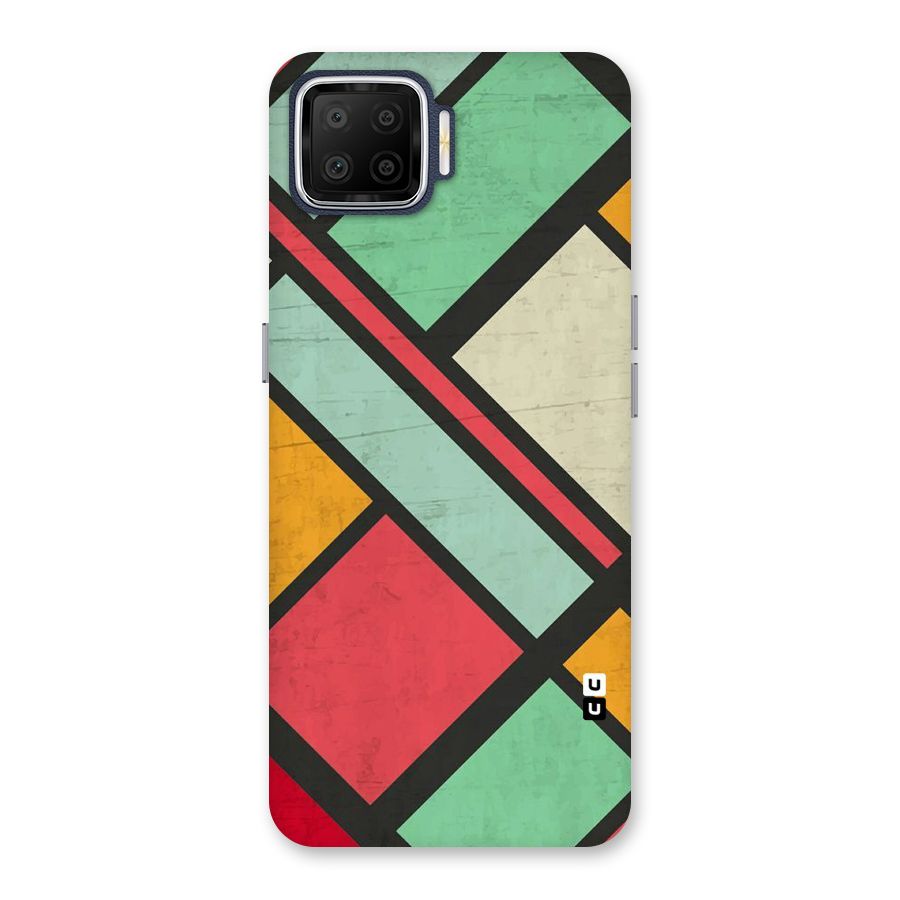 Check Colors Back Case for Oppo F17