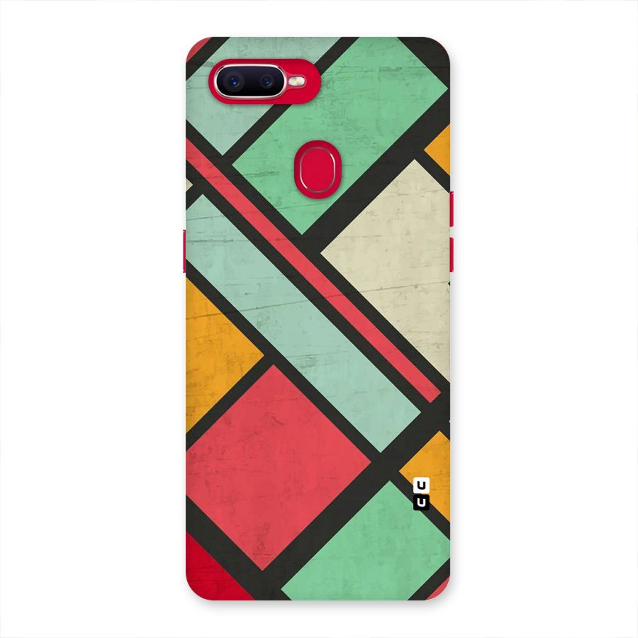 Check Colors Back Case for Oppo F9 Pro