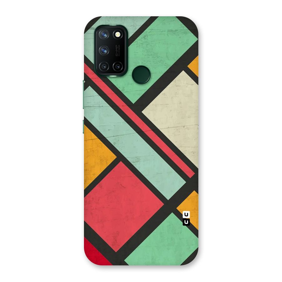 Check Colors Back Case for Realme 7i